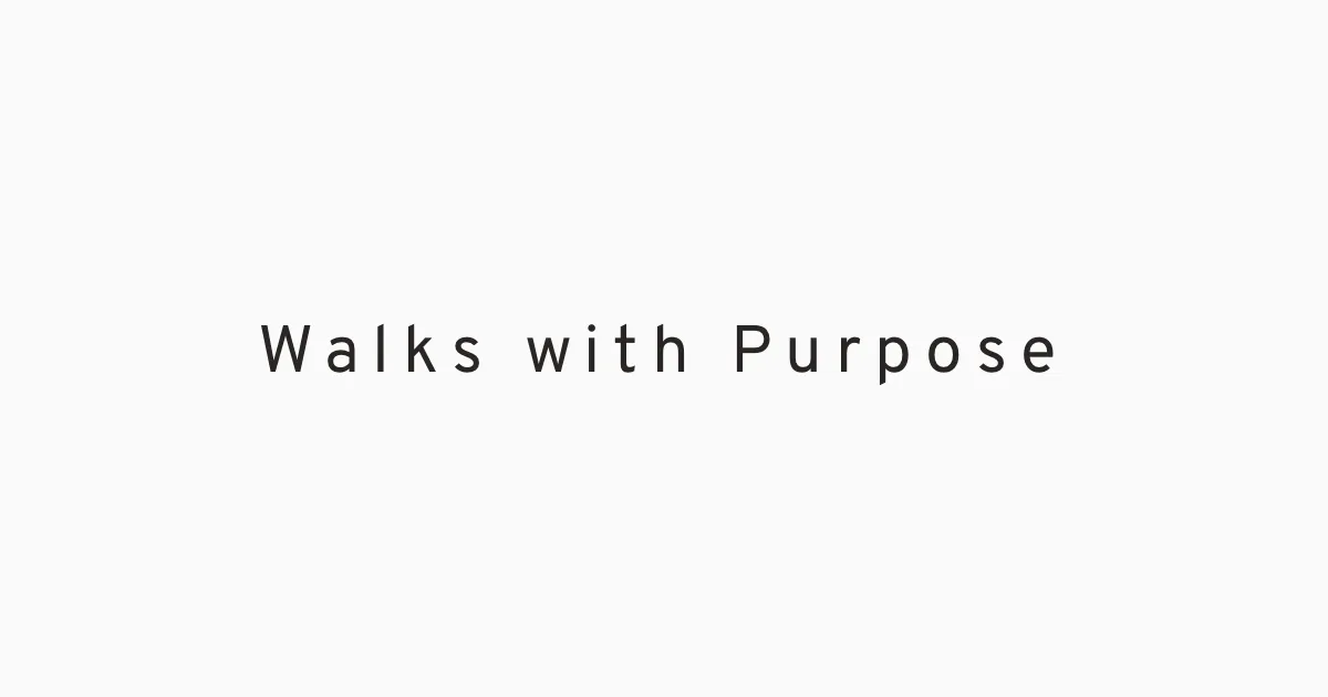 Walks with Purpose